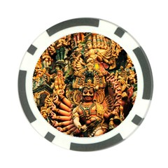 Sculpture Art Temple Tower Poker Chip Card Guard (10 Pack) by Pakrebo