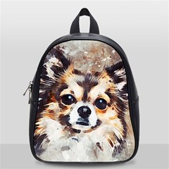 Chihuahua Dog Cute Pets Small School Bag (small) by Pakrebo