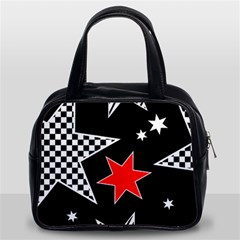 Questioning Anything - Star Design Classic Handbag (two Sides) by WensdaiAmbrose