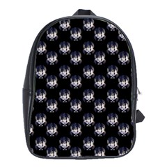 Forest Girl Gradient Black School Bag (large) by snowwhitegirl