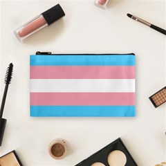 Transgender Pride Flag Cosmetic Bag (small) by lgbtnation