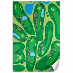 Golf Course Par Golf Course Green Copy Canvas 24  X 36  by Nexatart