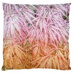 Fineleaf Japanese Maple Highlights Large Flano Cushion Case (one Side) by Riverwoman