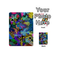 Flowers Abstract Branches Playing Cards 54 Designs (mini) by Nexatart