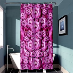 Happy Florals  Giving  Peace Ornate Shower Curtain 36  X 72  (stall)  by pepitasart