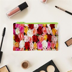 Roses Color Beautiful Flowers Cosmetic Bag (xs) by BangZart