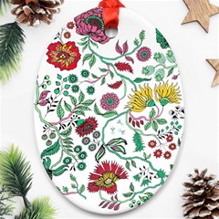 Flowers Garden Tropical Plant Oval Ornament (two Sides) by Pakrebo