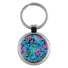 Leaves  Key Chain (round) by Sobalvarro