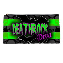 Deathrock Diva Pencil Cases by ArtistRoseanneJones