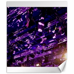 Light Violet Purple Technology Canvas 20  X 24  by Pakrebo