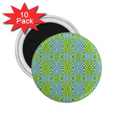 Seamless Pattern Ornament Design 2 25  Magnets (10 Pack)  by Pakrebo