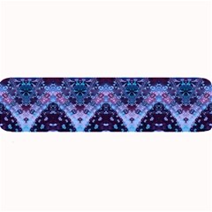 Blue Elegance Elaborate Fractal Fashion Large Bar Mats by KirstenStar