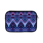 Blue Elegance Elaborate Fractal Fashion Apple iPad Mini Zipper Cases Front