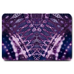 Purple Love Large Doormat  by KirstenStar