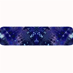 Blue Fractal Lace Tie Dye Large Bar Mats by KirstenStar