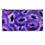 Sliced Kiwi Fruits Purple Pencil Cases Front