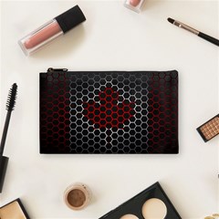 Canada Flag Hexagon Cosmetic Bag (small) by HermanTelo