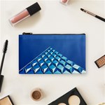 Art Building Pattern Abstract Cosmetic Bag (Small) Front