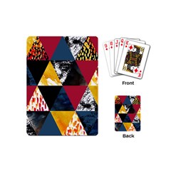 Triangles Playing Cards Single Design (mini) by Sobalvarro