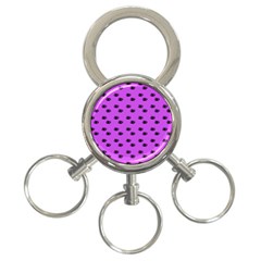 Purple Eyes 3-ring Key Chain by snowwhitegirl