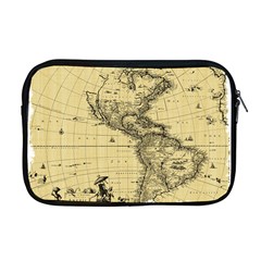 Map Vintage Old Ancient Antique Apple Macbook Pro 17  Zipper Case by Sudhe