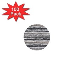 Striped Grunge Print Design 1  Mini Buttons (100 Pack)  by dflcprintsclothing