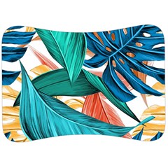 Leaves Tropical Summer Exotic Velour Seat Head Rest Cushion by Simbadda