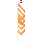 Wood Zigzag Texture Large Book Marks Front