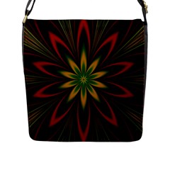 Fractal Artwork Idea Allegory Art Flap Closure Messenger Bag (l) by Sudhe