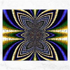 Abstract Artwork Fractal Background Rectangular Jigsaw Puzzl by Sudhe