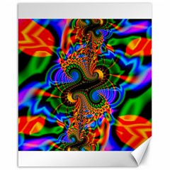 Abstract Fractal Artwork Colorful Canvas 16  X 20  by Sudhe