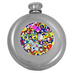 Dots 6 Round Hip Flask (5 Oz) by impacteesstreetwearsix