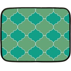 Tiles Arabesque Ottoman Bath Fleece Blanket (mini) by Wegoenart