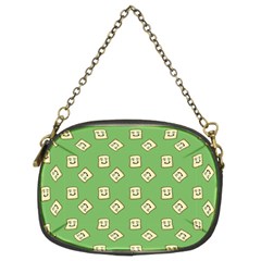 Happy Toast Green Chain Purse (two Sides) by snowwhitegirl