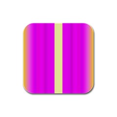 Colors And More Wonderful Colors Rubber Square Coaster (4 Pack)  by pepitasart