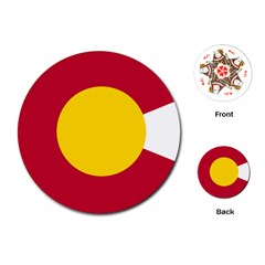 Colorado State Flag Symbol Playing Cards Single Design (round) by FlagGallery