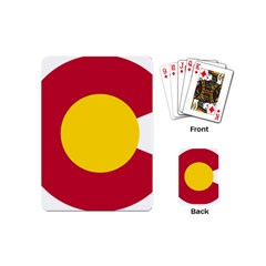 Colorado State Flag Symbol Playing Cards Single Design (mini) by FlagGallery