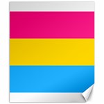 Pansexual Pride Flag Canvas 8  x 10  8.15 x9.66  Canvas - 1