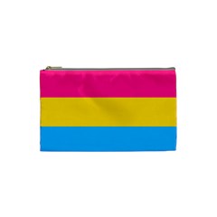 Pansexual Pride Flag Cosmetic Bag (small) by lgbtnation