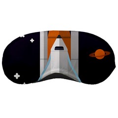 Rocket Space Universe Spaceship Sleeping Mask by Pakrebo