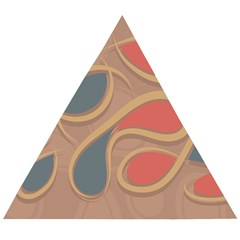 Background Abstract Non Seamless Wooden Puzzle Triangle by Pakrebo