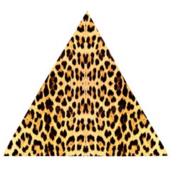 Leopard Skin Wooden Puzzle Triangle by ArtworkByPatrick