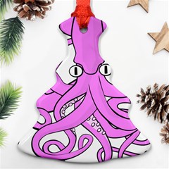 Squid Octopus Animal Christmas Tree Ornament (two Sides) by Bajindul