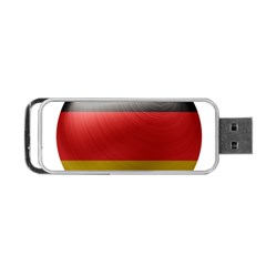 Germany Flag Europe Country Portable Usb Flash (two Sides) by Sapixe