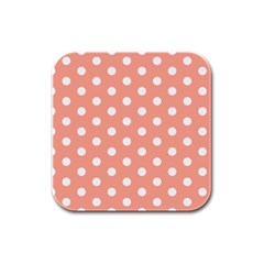 Lady Rubber Square Coaster (4 Pack)  by scharamo