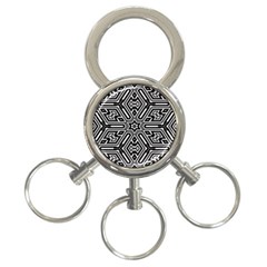 Grid Pattern Backdrop, Backgrounds Textures 3-ring Key Chain