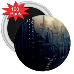 Apocalypse Post Apocalyptic 3  Magnets (100 Pack) by Sudhe