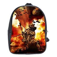 War Venue War Apocalypse School Bag (xl) by Sudhe