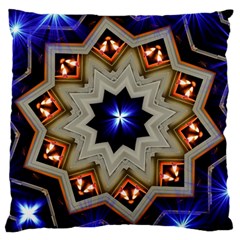 Background Mandala Star Large Cushion Case (two Sides) by Mariart