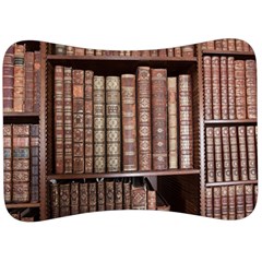 Library Books Knowledge Velour Seat Head Rest Cushion by Simbadda